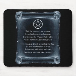 Wiccan Rede Mousepad Muismat