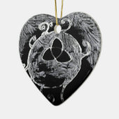 wiccan symbool voor de heksen keramisch ornament (Links)