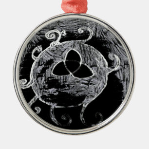 wiccan symbool voor de heksen metalen ornament