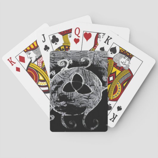 wiccan symbool voor de heksen pokerkaarten (Achterkant)