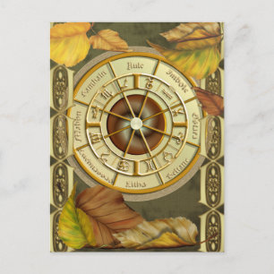 Wiccan Wheel 2012 Calendar Briefkaart