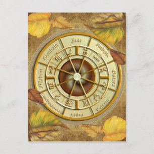 Wiccan Wheel of the Year Carte postale