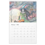 Wiccan Witch Portfolio Boek van Molly Harrison Kalender (Feb 2026)