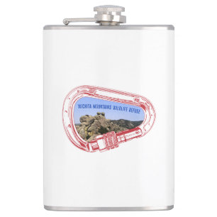 Wichita bergbeklimmen Carabiner Heupfles