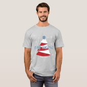 Wichita Flag kerstboom T-shirt (Voorkant volledig)