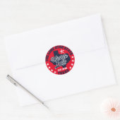 Wichita Herfsten, Verenigde Staten Ronde Sticker (Envelop)