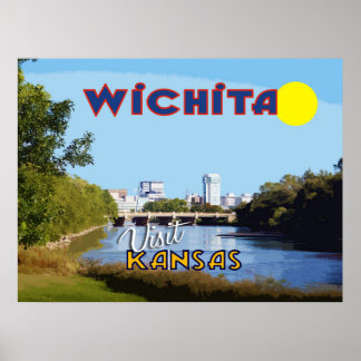Wichita, Kansas, Bezoek de VS... Poster