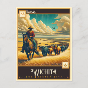 Wichita, Kansas Briefkaart