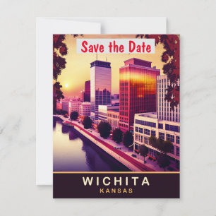 Wichita, Kansas, Carte postale de voyage, 