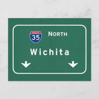 Wichita Kansas ks Interstate Highway Freeway : Briefkaart