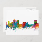 Wichita Kansas Skyline Briefkaart (Voorkant / Achterkant)