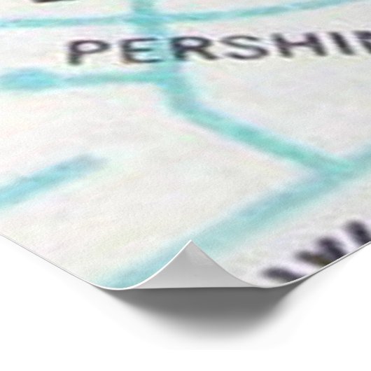 Wichita, KS Map Poster (Hoek)