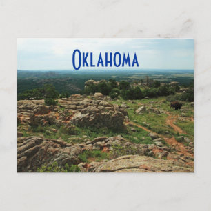 Wichita Mountains, Oklahoma Briefkaart
