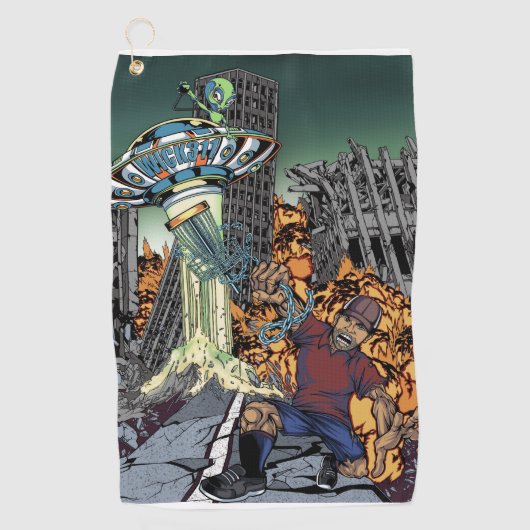 Wick311, de Handdoek van de Schijfgolf, Microfiber (Voorkant)