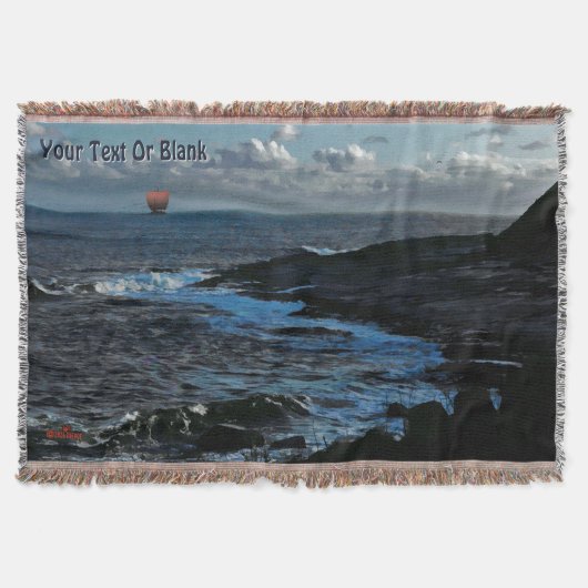 Wick Bay Viking-langskip Deken (Voorkant)