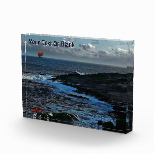 Wick Bay Viking-langskip Fotoblokken (Rechts)