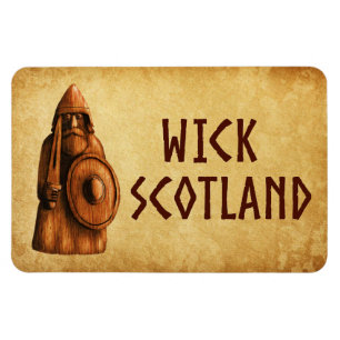 Wick Schotland Viking Krijger Magneet