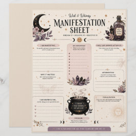Wick & Whimsy Manifestatieblad Briefhoofd