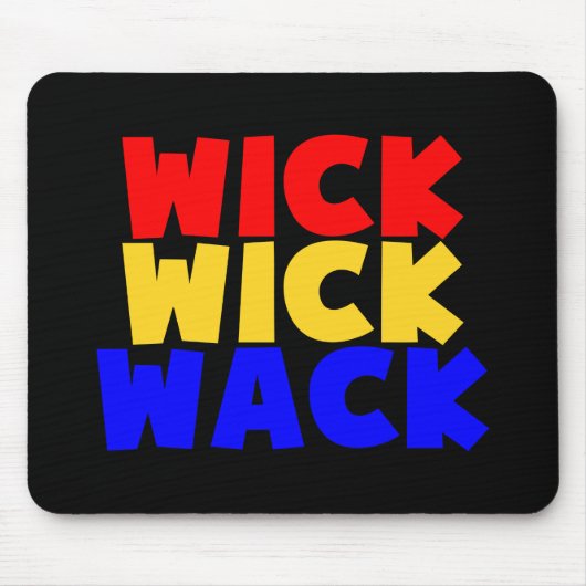 Wick Wick Wack Muismat (Voorkant)