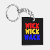 Wick Wick Wack Sleutelhanger (Voorkant Links)