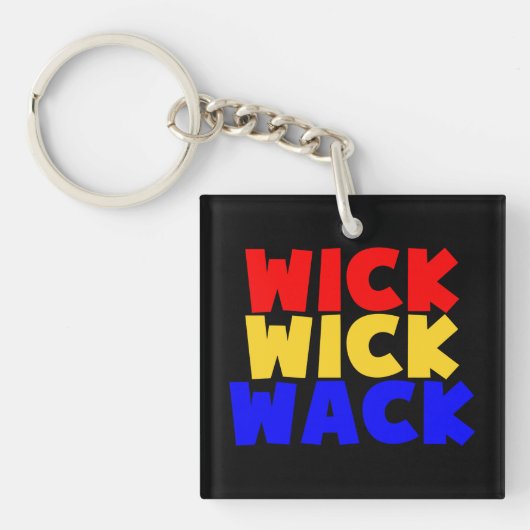 Wick Wick Wack Sleutelhanger (Voorkant)