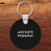 Wicked Ah! Funny Awesome Er New England  Sleutelhanger (Voorkant)