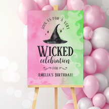 Wicked Birthday Affiche de bienvenue Board