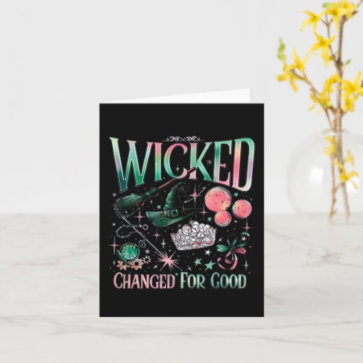 Wicked Changed For Good  Kaart (Gele Bloem)