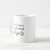Wicked Chickens Lay Duivelse Eieren Grappige Ei Li Koffiemok (Voorkant links)