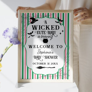 Wicked Cute Baby organiseert Halloween babyfeestje Poster