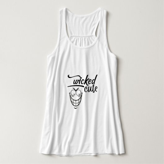 wicked cute design tanktop (Design voorkant)
