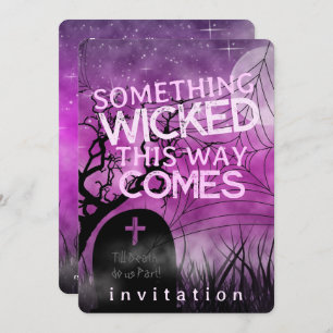 Wicked Fun Gothic Halloween Dark Arts thema Kaart