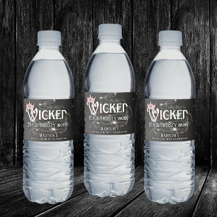 Wicked Fun is een dorstig werk waterflesetiket Waterfles Etiket