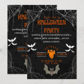 Wicked Ghost Halloween Party Uitnodigen Kaart (Voorkant / Achterkant)