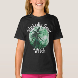 Wicked Good Witch Green Witch Drawing T-shirt