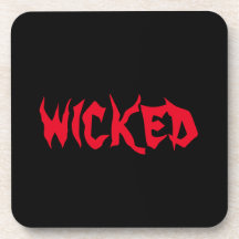 Wicked Hard Plastic Coaster