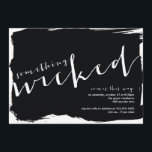 Wicked - Invitation de la fête d'Halloween<br><div class="desc"></div>