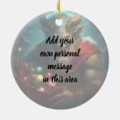 Wicked Krampus  Keramisch Ornament (Achterkant)