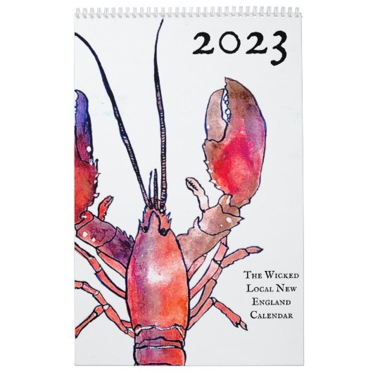 Wicked Locale Nouvelle-Angleterre Calendrier 2023 (Protection)