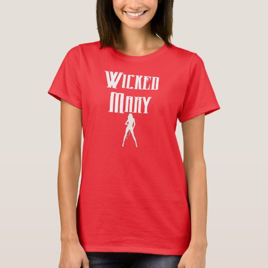 Wicked Mary Dames T-shirt (Voorkant)