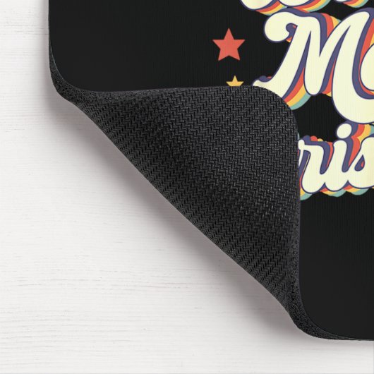 Wicked Merry Christmas Retro Groovy New England Xm Muismat (Hoek)