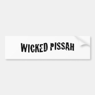 Wicked Pissah Bumpersticker