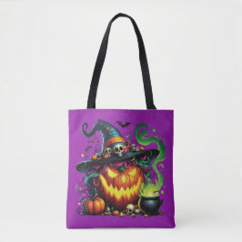 Wicked Pumpkin Witch Cauldron Draagtas