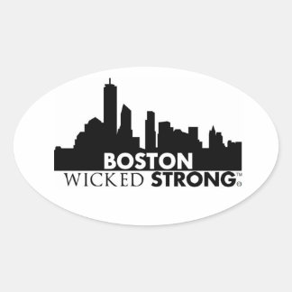 Wicked Strong Bumpersticker Ovale Sticker