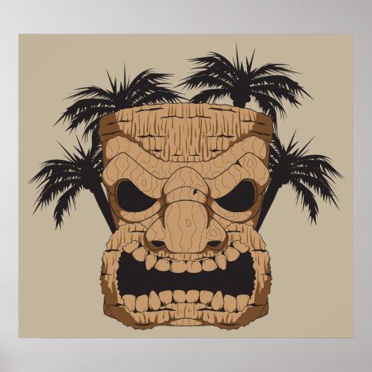 Wicked Tiki Carving Poster (Devant)