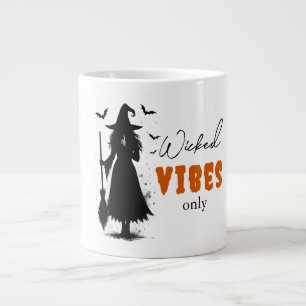 Wicked Vibes Only beroemd gemaakt door Halloween B Extra Grote Beker