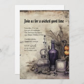 Wicked Victoriaans Potion  Halloween Gotisch Kaart (Voorkant / Achterkant)