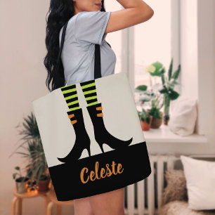 Wicked Witch Boots Monogrammed Trick or treat Draagtas