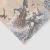 Wicked Witch en Galinda Tovenaar van Oz Decoupage Tissuepapier (Detail)