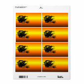 Wicked Witch Étiquette (Feuille entière)